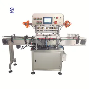 Automatic plastic bottle roll film heat sealing machine