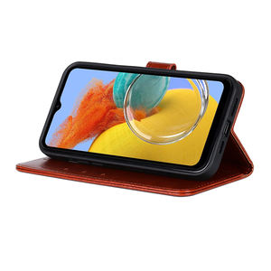 PU Flip Card Packเคสโทรศัพท์หนังสําหรับSamsung <span class=keywords><strong>Galaxy</strong></span> A03S F23 F54 A04 A23E <span class=keywords><strong>Xcover</strong></span> <span class=keywords><strong>6</strong></span> 7 <span class=keywords><strong>Pro</strong></span> 2 SC 56C R01 53D SCG12 ฝาครอบ - Product Image 2