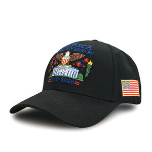 Gorra de Béisbol al por Mayor de Algodón con el Logotipo del 250 Aniversario de EE. UU. 1776-2026, Águila Patriótica, Bandera Americana Bordada, Deportiva, Unisex, para Adultos - Product Image 1
