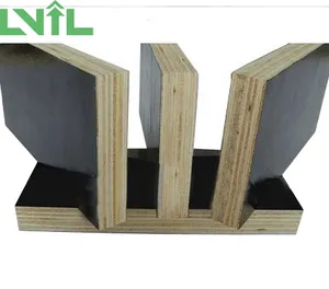 Lvil thứ cấp ép nóng Phenolic keo Kỹ Thuật Xây dựng ván khuôn phim phải đối mặt với ván ép