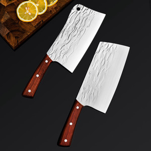 Cuchillo de cocina forjado, acero inoxidable con acabado espejo, cuchillo de cocina afilado, no requiere afilado, adecuado para vendedores ambulantes. - Product Image 2