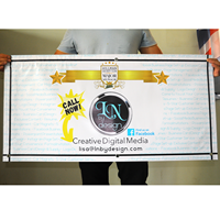 Bannière publicitaire numérique personnalisée en vinyle PVC rétractable, étanche et portable pour exposition commerciale et affichage extérieur