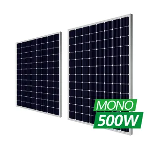 Paneles solares Mono 96 células, 500W, módulo pv de fábrica a buen precio con certificado CE TUV, fabricante de China