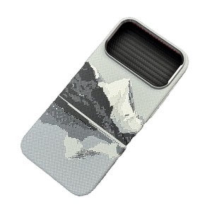 Coque <span class=keywords><strong>de</strong></span> téléphone magnétique à motif animalier montagne enneigée et écossais pour iPhone 17 Pro Max, compatible avec les coques <span class=keywords><strong>de</strong></span> protection Skin Sense pour iPhone 16 et 15 - Product Image 5