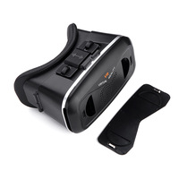 Kacamata VR 3D Shutter Type Profesional Berkualitas Tinggi untuk Video Full HD Jepang, Realitas Virtual Cardboard, Logo Custom AR
