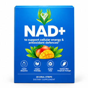 แผ่นอมละลาย NAD+ แบรนด์ส่วนตัว ผลิตจากพูลลูแลนและเซลลูโลส ช่วยเสริมพลังงานเซลล์ อาหารเสริม NAD แบบแผ่นอมละลาย - Product Image 1