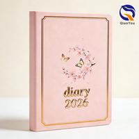 Agenda 2026 con Diseño Personalizado, Precio de Fábrica, Color Rosa, Logotipo en Relieve con Lámina Dorada, con Caja de Regalo