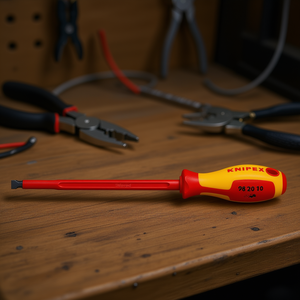 Destornillador Knipex con ranura de 100 mm, herramienta aislada para electricistas - Product Image 3