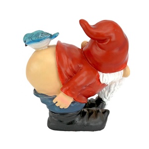 Gnomos de Jardín Divertidos de Resina, Gnomos Traviesos con Forma de Trasero Descubierto y Pájaro, Gnomos de Jardín Personalizados para Exteriores - Product Image 5