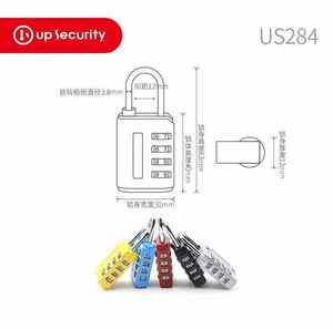 Alta sicurezza 4 cifre serratura della <span class=keywords><strong>porta</strong></span> della palestra a buon mercato in lega di zinco Slide Card Fitness Locker <span class=keywords><strong>lucchetto</strong></span> con alto numero di visibilità - Product Image 3