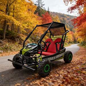 Karting tout-terrain pour parents et enfants, utilisable en montagne, en extérieur, sur la plage, <span class=keywords><strong>quad</strong></span> <span class=keywords><strong>électrique</strong></span> <span class=keywords><strong>800W</strong></span> 40km/h - Product Image 4