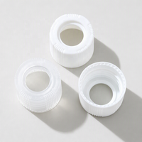 Capuchon compte-gouttes en plastique PP transparent de couleur personnalisée avec pipette pour flacon d'huile essentielle 20-415
