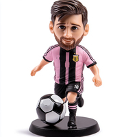 Personalisierte Fußballspieler-Wackelkopf-Figur, stilvolle Harz-Handwerke für Sportler-Souvenirs – Individuelle Bobblehead