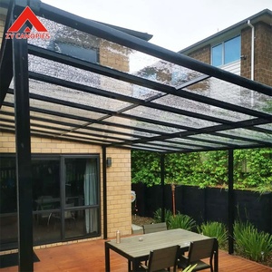 Patio bìa cho bóng râm nhôm Polycarbonate sân thượng bóng râm lớn ngoài trời nhà tán nhôm mái hiên tán - Product Image 2