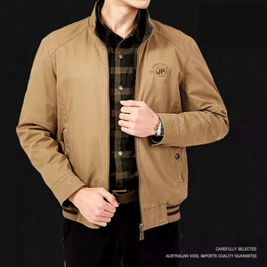 เสื้อแจ็คเก็ตผู้ชายแบบย้อนกลับได้เสื้อโค้ทผ้าฝ้าย100% กันน้ำกันลมลำลองสำหรับกลางแจ้ง - Product Image 5