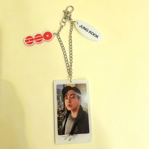 Portachiavi in acrilico KPOP V JUNGKOOK JIMIN RM Arirang World Tour, targhetta con nome alla moda JHOPE <span class=keywords><strong>JIN</strong></span> JIMIN, accessorio decorativo per borsa e chiavi - Product Image 3