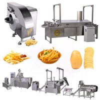 Groothandel Directe Verkoop Automatische Aardappelchips Productielijn Diepvries Frietenmachine