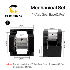 Cloudray Laser Machine Parts 3:1 Reduction <strong>Gear</strong> <strong>Box</strong> - Product Image 6