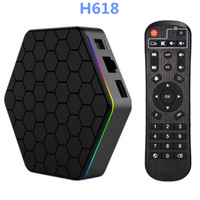 Nuevo H618 X96Q Smart Android 12,0 TV Box 6K HD WIFI6 4GB RAM y 32GB ROM Compatible con resolución 8K Android 12,0 Set-Top Player