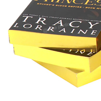 Impression de livres de romans et de fictions personnalisés professionnels avec tranche pulvérisée, de haute qualité