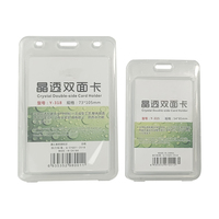 Pochettes pour cartes de crédit personnalisées en gros étiquette d'identification d'infirmière en plastique bon marché étudiant personnel porte-nom étui badge carte d'identité couverture