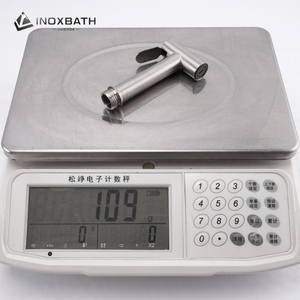 Ensemble de douche Shattaf en acier inoxydable 304 avec inverseur, tuyau flexible et bec de robinet <span class=keywords><strong>pour</strong></span> toilettes et salles de bain - Product Image 4