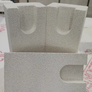 Lightweight Insulated Mullite Refractory Brick Made From Alumina Block Efficient Moulding Welding Cutting Punching Services