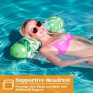 Commercio all'ingrosso acqua amaca reclinabile gonfiabile materasso galleggiante anello <span class=keywords><strong>mare</strong></span> festa in piscina giocattolo salotto per il nuoto - Product Image 6