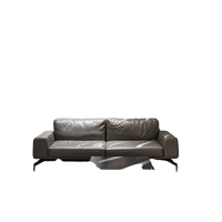 Mobilier de bureau moderne au design européen 3 en 1, ensemble de canapés sectionnels en cuir pour le salon, les hôtels et les écoles