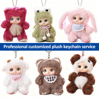 Fabricants de porte-clés en peluche personnalisés, porte-clés en vinyle, poupées en peluche anime, jouets porte-clés