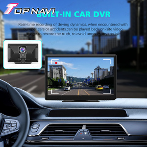 Boîte noire de voiture GPS 9 pouces, enregistreur vidéo DVR universel pour tableau de bord, caméra de tableau de bord avant et arrière, électronique automobile, couleur noire - Product Image 3