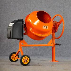 コンクリートミキサー建設現場ミニドラムミキサーポータブルセメントモルタルミキサー混合タンク - Product Image 1