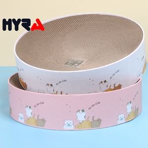 Hyra Hipicat Rose Inter Circulaire Chat Planche A Gratter Griffin - Product Image 4