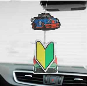 Voiture Papier Suspendu Wakaba Japon Treefrog Feuille Main Eatsleep <span class=keywords><strong>Domo</strong></span> Kun JDM <span class=keywords><strong>D</strong></span>ésodorisant - Product Image 6