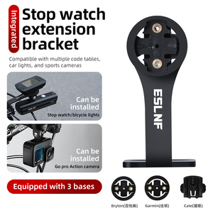 <span class=keywords><strong>Support</strong></span> de compteur de vélo en acier inoxydable pour guidon de vélo, compatible avec Igpsport Garmin <span class=keywords><strong>Bryton</strong></span> - Product Image 2