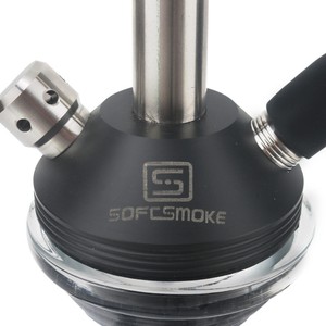 Narguilé en acier inoxydable à fumée douce, très vendu en Russie, coffret cadeau - Product Image 5