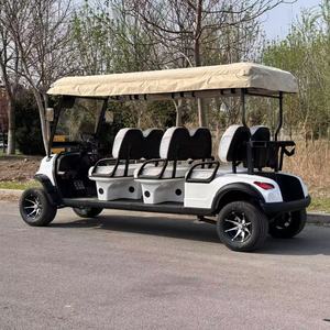 Carrito de Golf Eléctrico Profesional de 6 Plazas, Modelo Nuevo, 48V de Alta Potencia, con Gran Espacio de Almacenamiento, para Terrenos No Públicos - Product Image 4