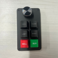 Teclado Mecánico Personalizado con Cable, Programable, con Macros, USB-C, Mini, 6 Teclas, Perilla Multimedia