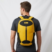 Sac à dos portable robuste en polyester 600D souple avec fermeture éclair, style anglais, résistant aux rayures, grande poche, ceinture à coussin d'air, pour le sport