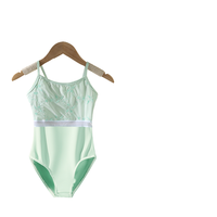 Leotardos de Ballet para Niñas, Ropa de Baile Moderna para Entrenamiento, Venta al por Mayor, Coloridos, Hechos con Spandex y Nailon Bordado