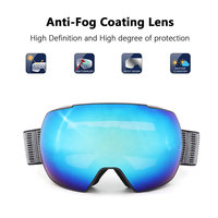 Lunettes d'hiver neuves tendance Lunettes de ski anti-buée pour la neige Uv400