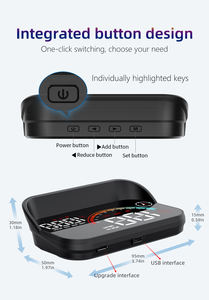 Nouveau HUD de voiture M22, affichage tête haute, GPS, système réfléchissant sur le pare-brise, affichage tête haute, vitesse, rappel de fatigue au volant, alarme de survitesse - Product Image 6