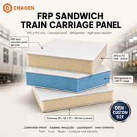 Panneau de carrosserie de camion en FRP résistant aux UV, feuille de fibre de verre GRP avec gelcoat anti-corrosion