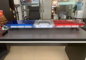 Barra de luz LED de alto brillo con altavoz de bocina y Sirena Vehículo DE EMERGENCIA Ambulancia Led Lightbar Beacon con sirena y altavoz - Product Image 2