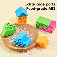 AJB Permainan Otak 3D Puzzle Pola Geometri Alat Bantu Matematika STEM Montessori Mainan Edukasi Plastik untuk Anak Usia 3-13