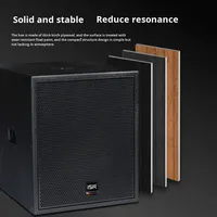 Haut-parleur de scène multifonctionnel actif/passif haute puissance en bouleau série TAS12 pour salle de conférence et salle de réunion, avec subwoofer intégré