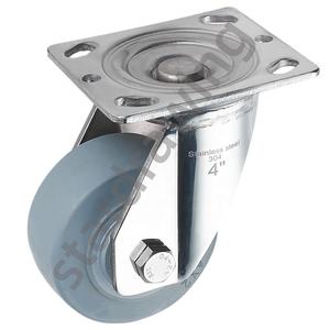 Rodas de aço inoxidável 316L SS Heavy Duty 100x50mm SUS 304 rodízios - Product Image 4