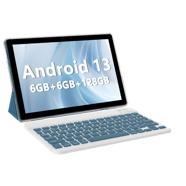 OEM Customized High Quality 10.1-Inch WiFi Tablet with 4GB RAM Android 13 Dual-Band Octa Core Processor 128GB TF Card Support