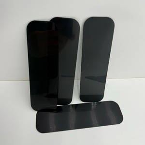 Protector rectangular negro de policarbonato de grado óptico para componentes electrónicos, alta resistencia a impactos - Product Image 1