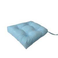Coussin de chaise minimaliste en tissu Oxford imperméable de couleur unie, garnissage en coton PP, pour patios, jardins et sièges quotidiens